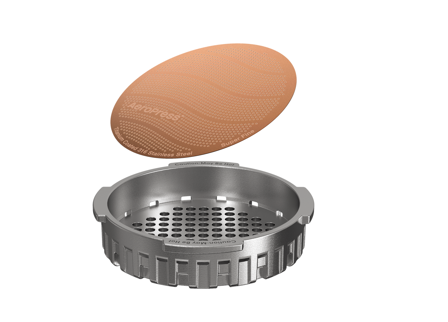 AeroPress Gold Tone Filter, Permanentfilter für AeroPress