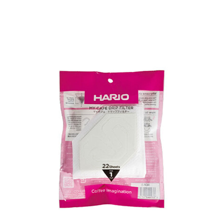 Hario My Cafe Drip Coffee Filters for on the go, 22 pieces