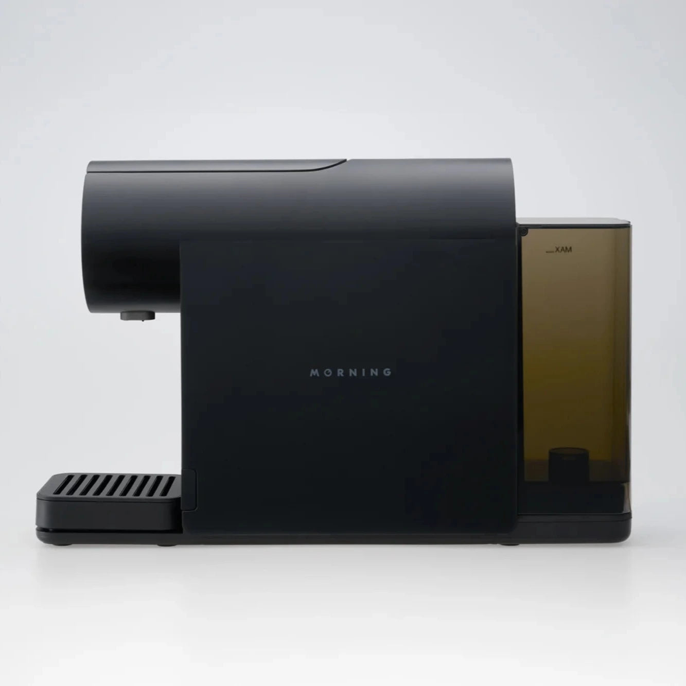 The Morning Mini Kapselmaschine, Carbon, Seitenansicht