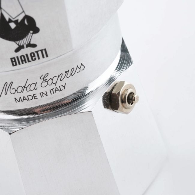 Bialetti Moka Express 6 Tassen – Der klassische italienische Espressokocher - B-Ware (neu, unbenutzt)