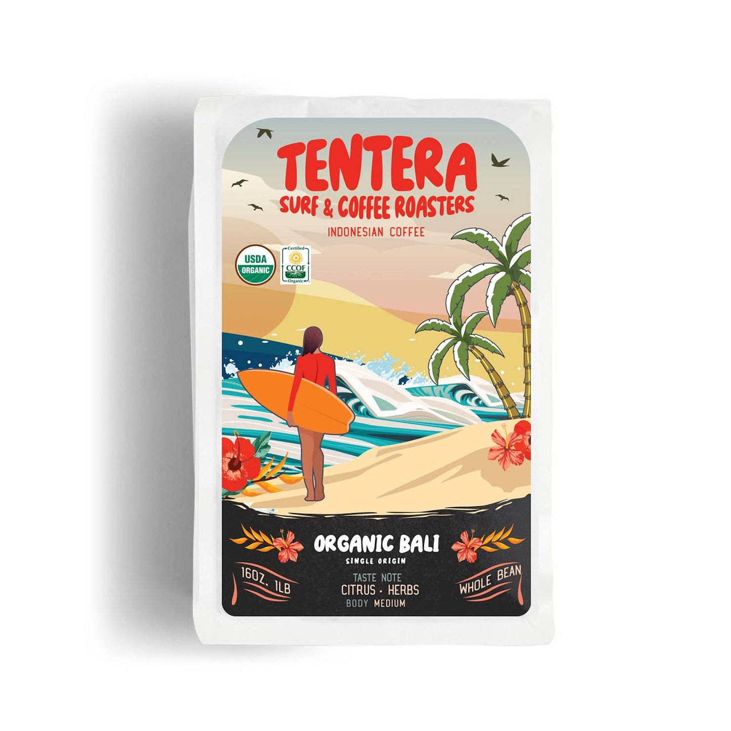 Tentera Bali Filterkaffee - Mittelkräftig, Zitrus, Kräuter