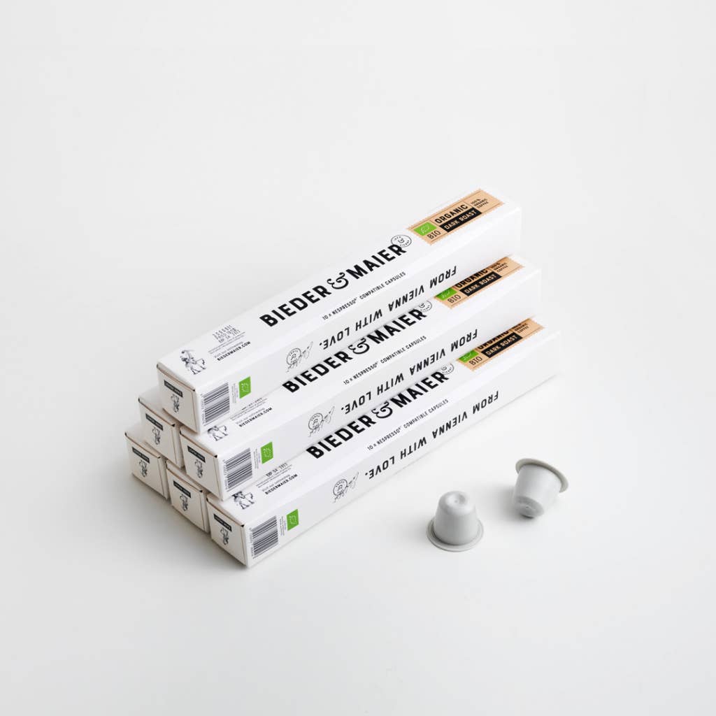 <tc>Bieder & Maier organic coffee capsules Organic Dark Roast</tc>