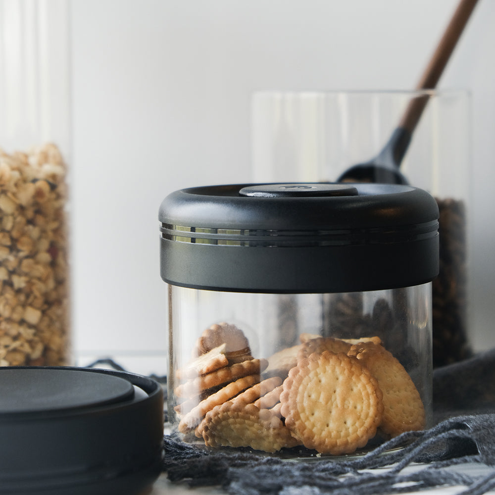 Vacuum Container Coffee Timemore  Glass Coffee Beans Storage Jar - Glass  Container - Aliexpress