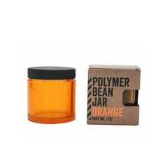 Laden Sie das Bild in den Galerie-Viewer, Comandante Polymer Bean Jar Bohnenbehälter mit Deckel Orange