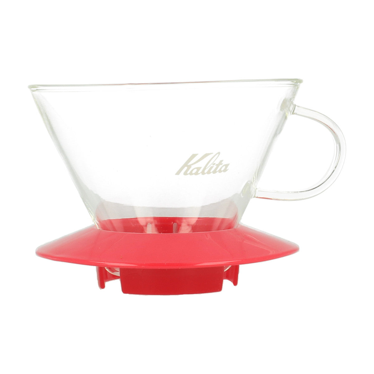 Kalita Handfilter Wave 185 Glass Dripper pink