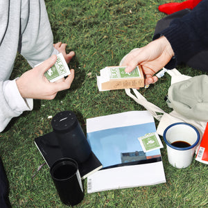 Blaek Löslicher Kaffee im Beutel beim Picknick