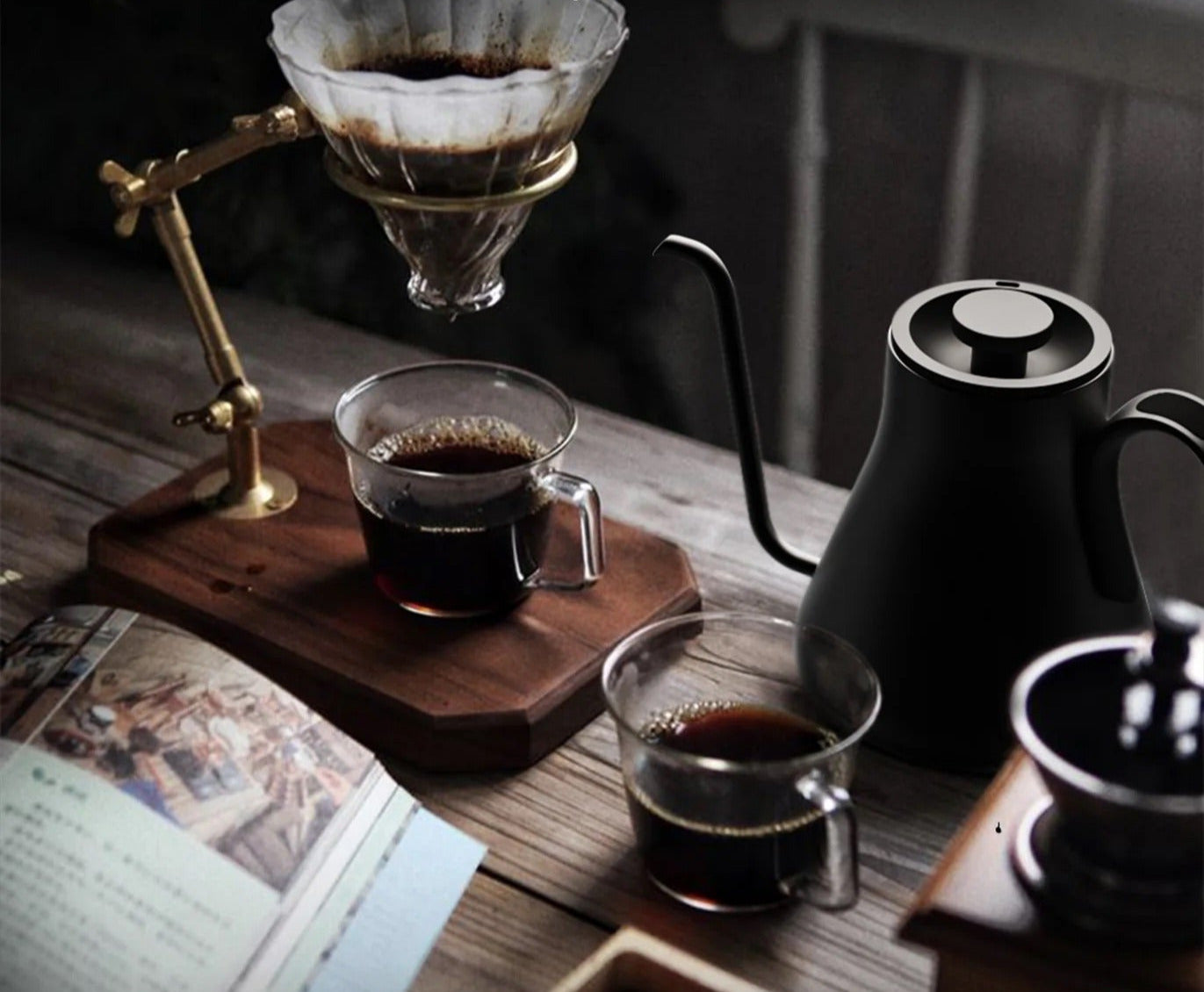 Cocinare Wasserkocher bei Pour-over Zubereitung