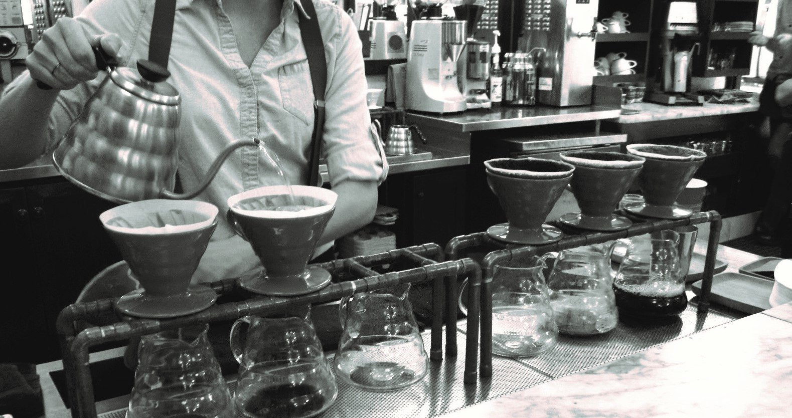 Hario Coffee Dripper und Barista