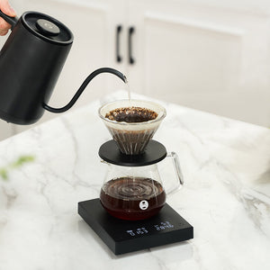 Kaffeezubereitung mit der Timemore Black Mirror Basic 2 Digitale Waage