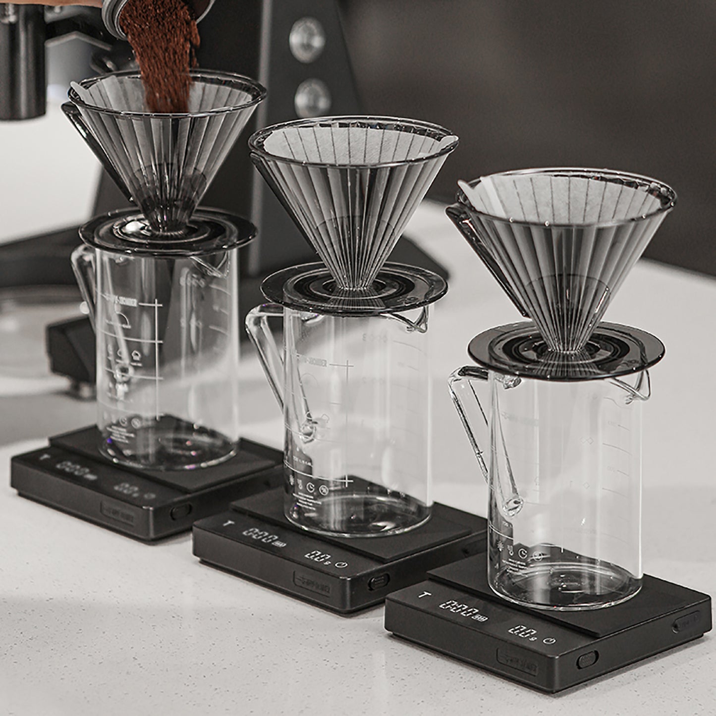 MHW-3BOMBER Cube Coffee Scale 2.0 Kaffeewaage mit USB-C Black