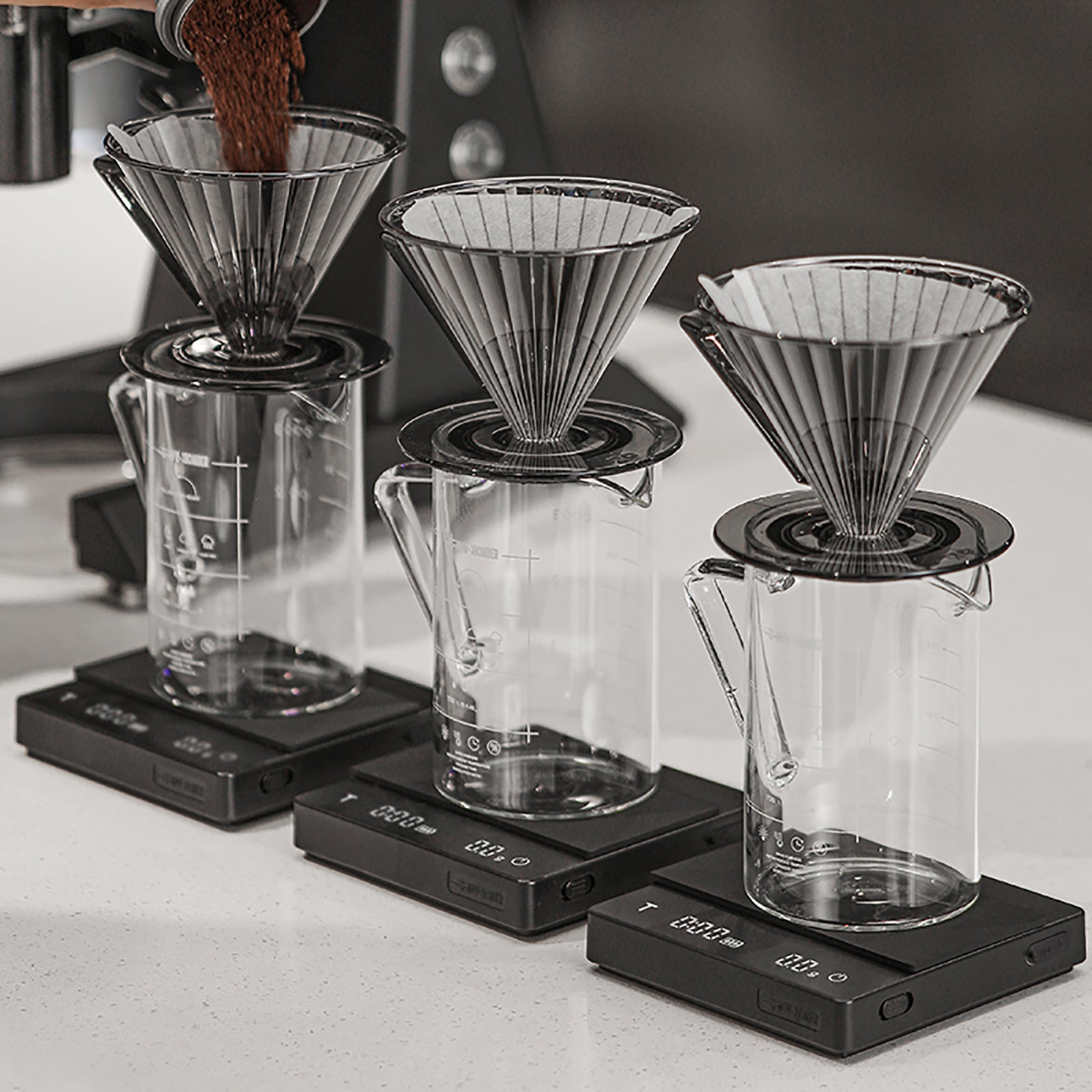 MHW-3BOMBER Cube Coffee Scale 2.0 Kaffeewaage mit USB-C Black