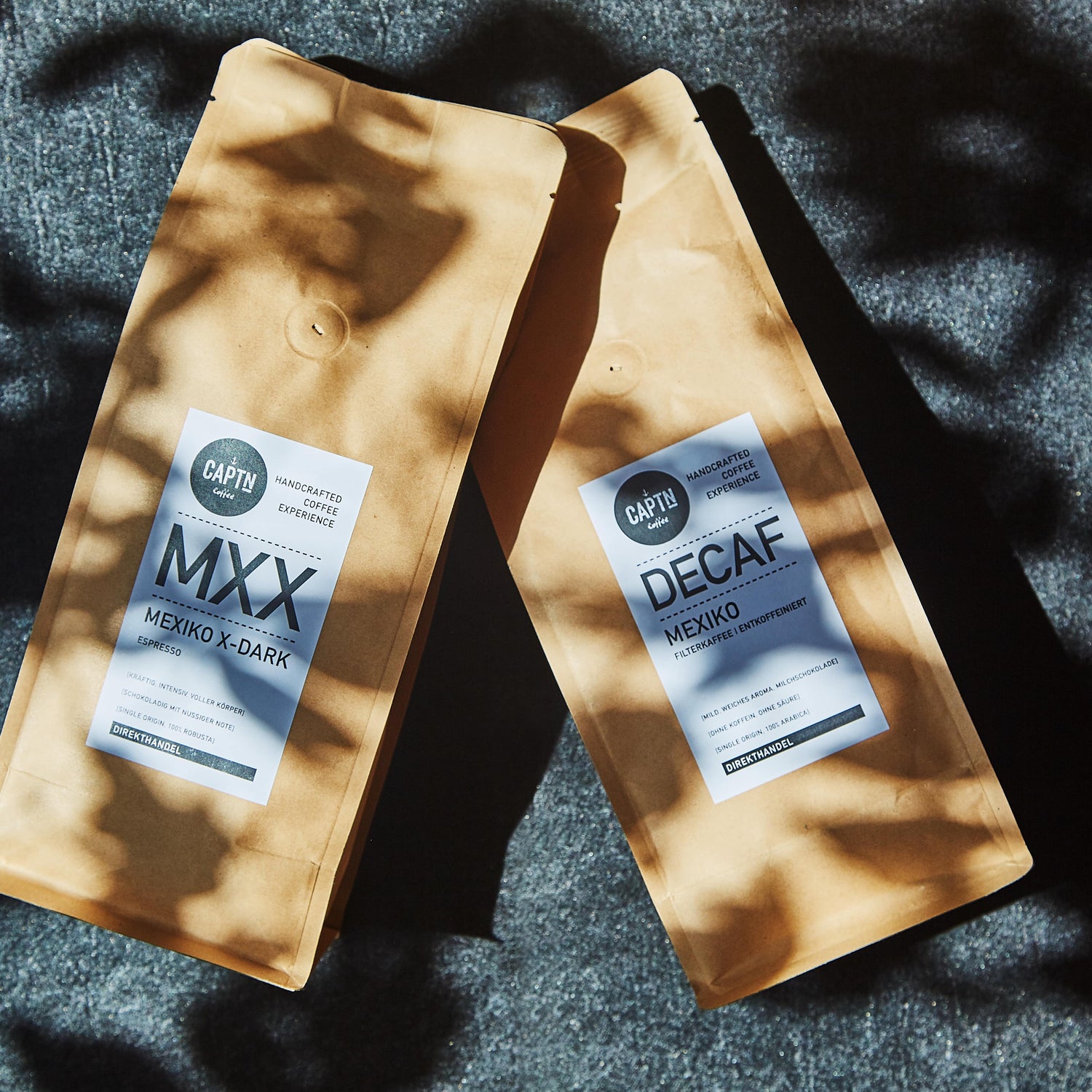 Probierpaket mit Espresso und entkoffeiniertem Kaffee