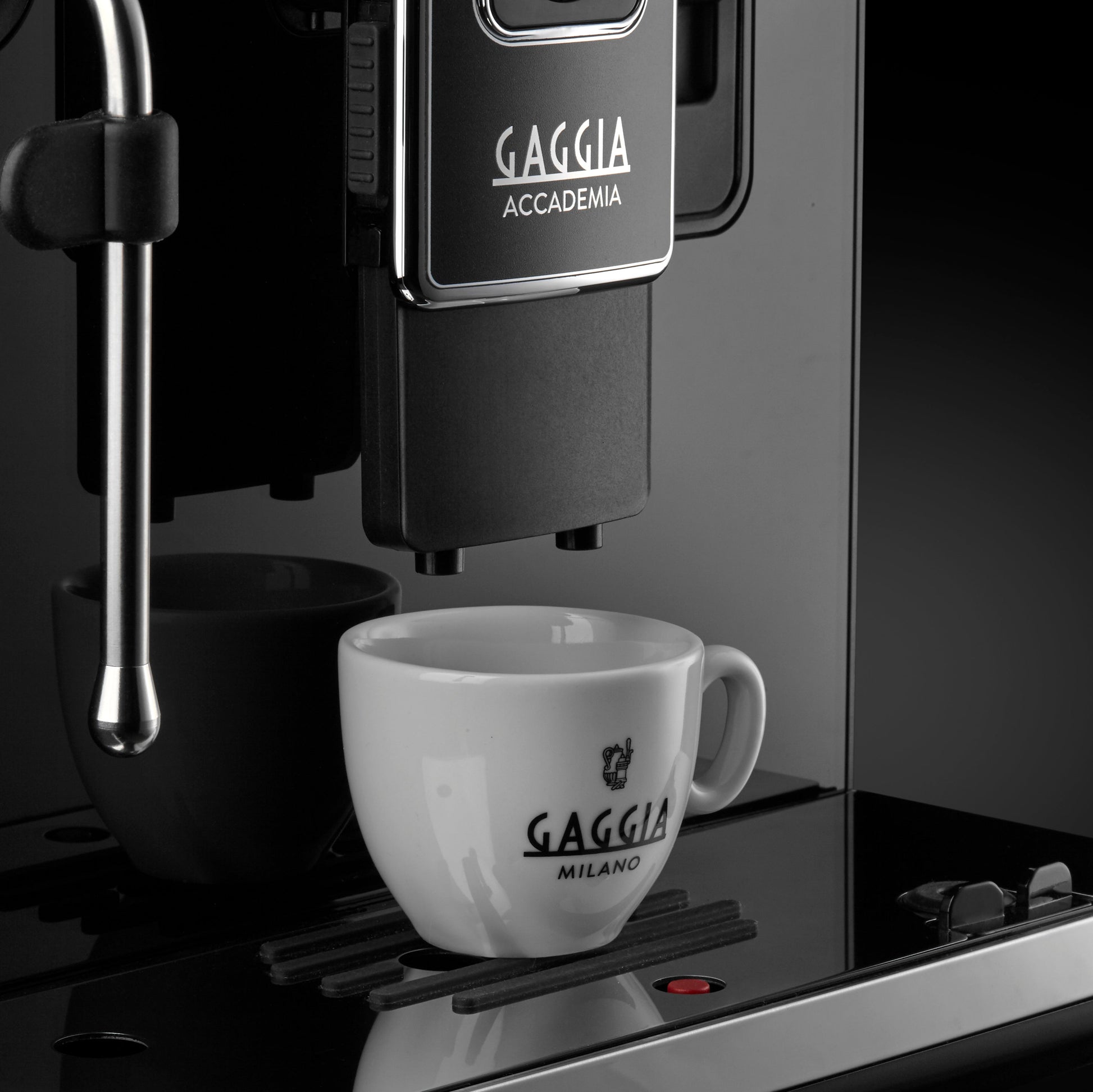 Gaggia Accademia Kaffeevollautomat Black Glass, mi Tasse
