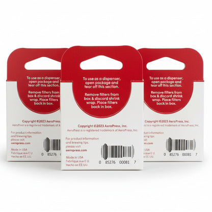 AeroPress Ersatzfilter, 3er-Pack (1050 Stück), Papierfilter - A002VK