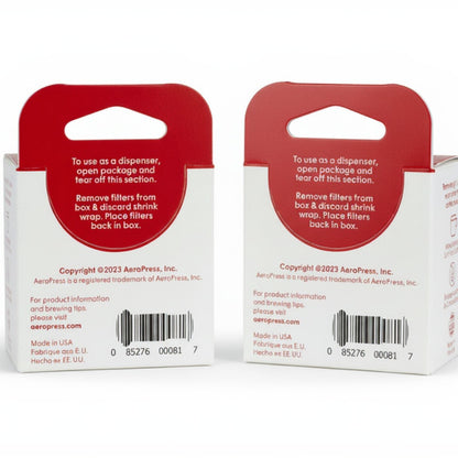 AeroPress Ersatzfilter, 2er-Pack (700 Stück), Papierfilter - A002VK