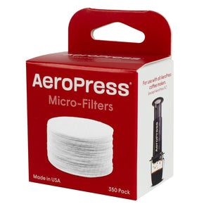 Aeropress Filter neue rote Verpackung Front