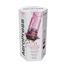 Laden Sie das Bild in den Galerie-Viewer, AeroPress Clear Kaffeebereiter Clear Pink, Verpackung