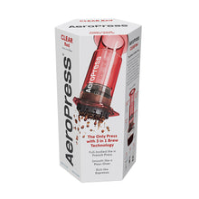 Laden Sie das Bild in den Galerie-Viewer, AeroPress Clear Kaffeebereiter Clear Red, Verpackung