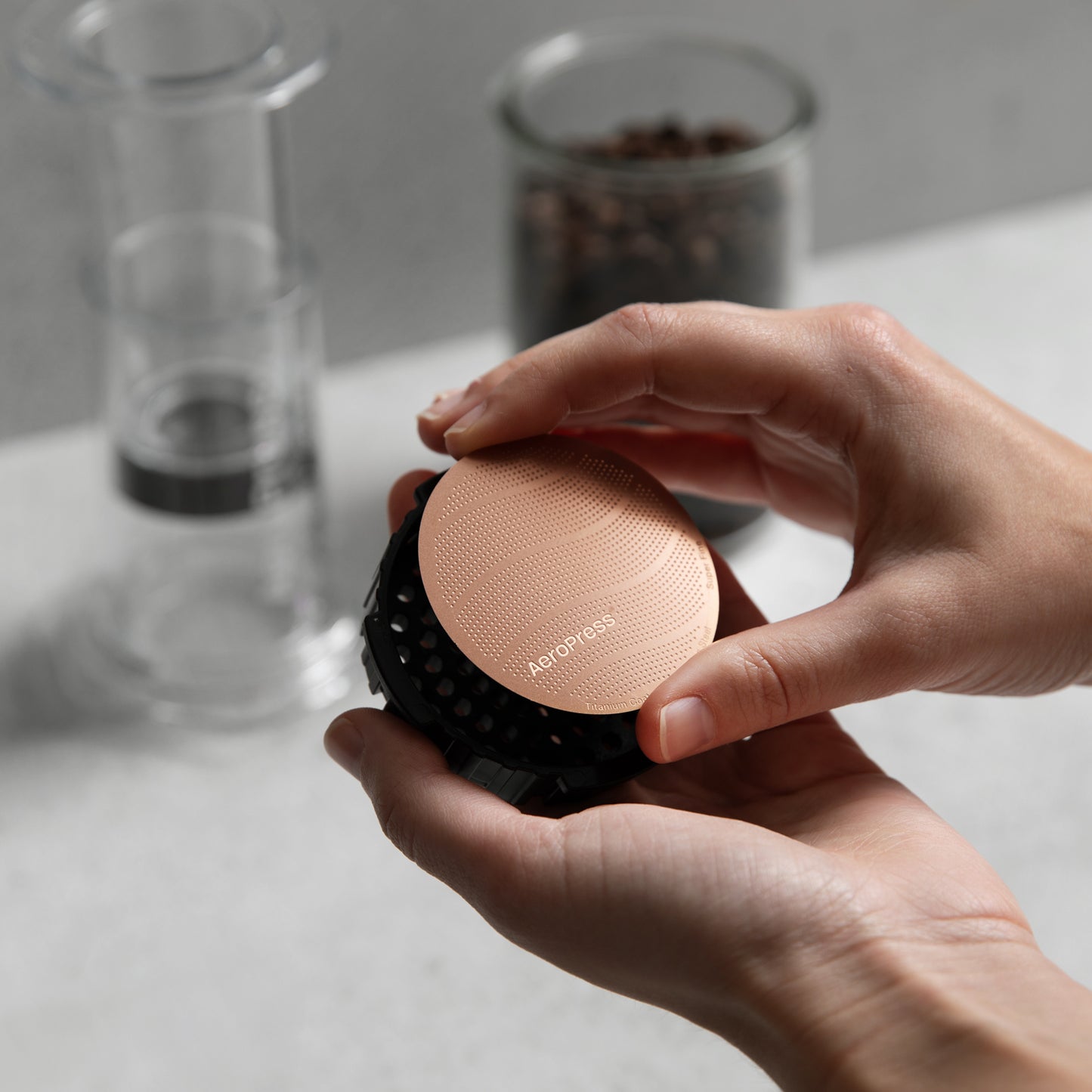 AeroPress Gold Tone Filter, Permanentfilter für AeroPress