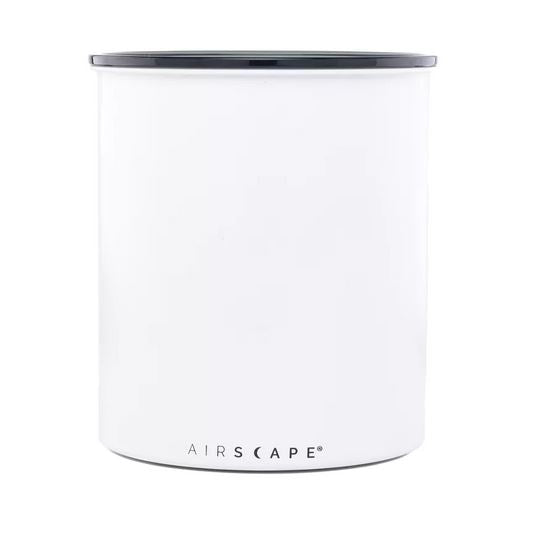 Airscape Edelstahl-Aufbewahrungsdose für Kaffee 1000g White