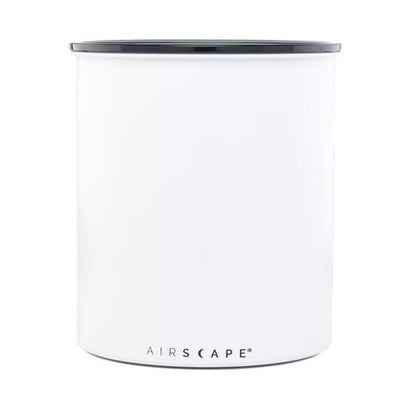 Airscape Edelstahl-Aufbewahrungsdose für Kaffee 1000g White