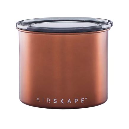 Airscape Edelstahl-Aufbewahrungsdose für Kaffee 250g Copper