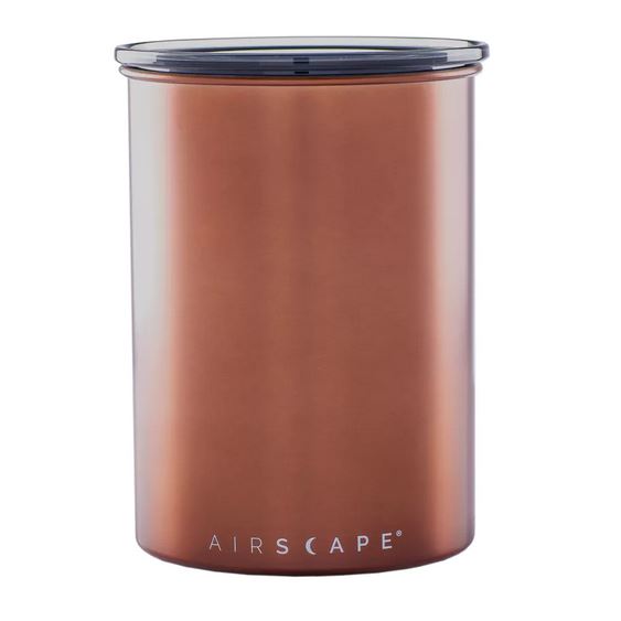 Airscape Edelstahl-Aufbewahrungsdose für Kaffee 500g Copper