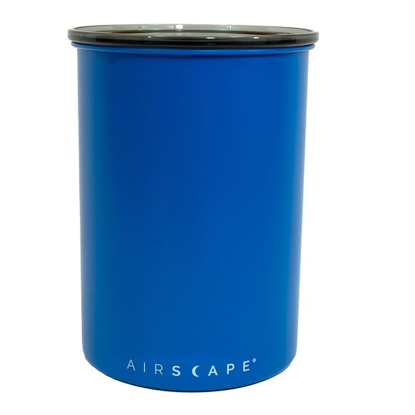 Airscape Edelstahl-Aufbewahrungsdose für Kaffee 500g Matte Blue