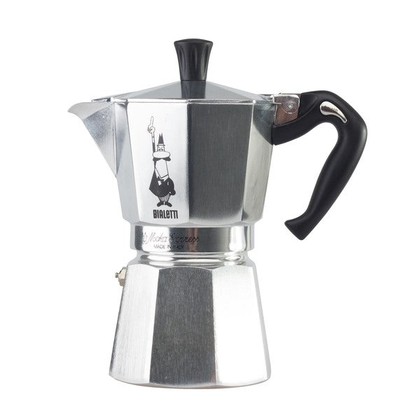 Bialetti Moka Express 6 Tassen – Der klassische italienische Espressokocher - B-Ware (neu, unbenutzt)