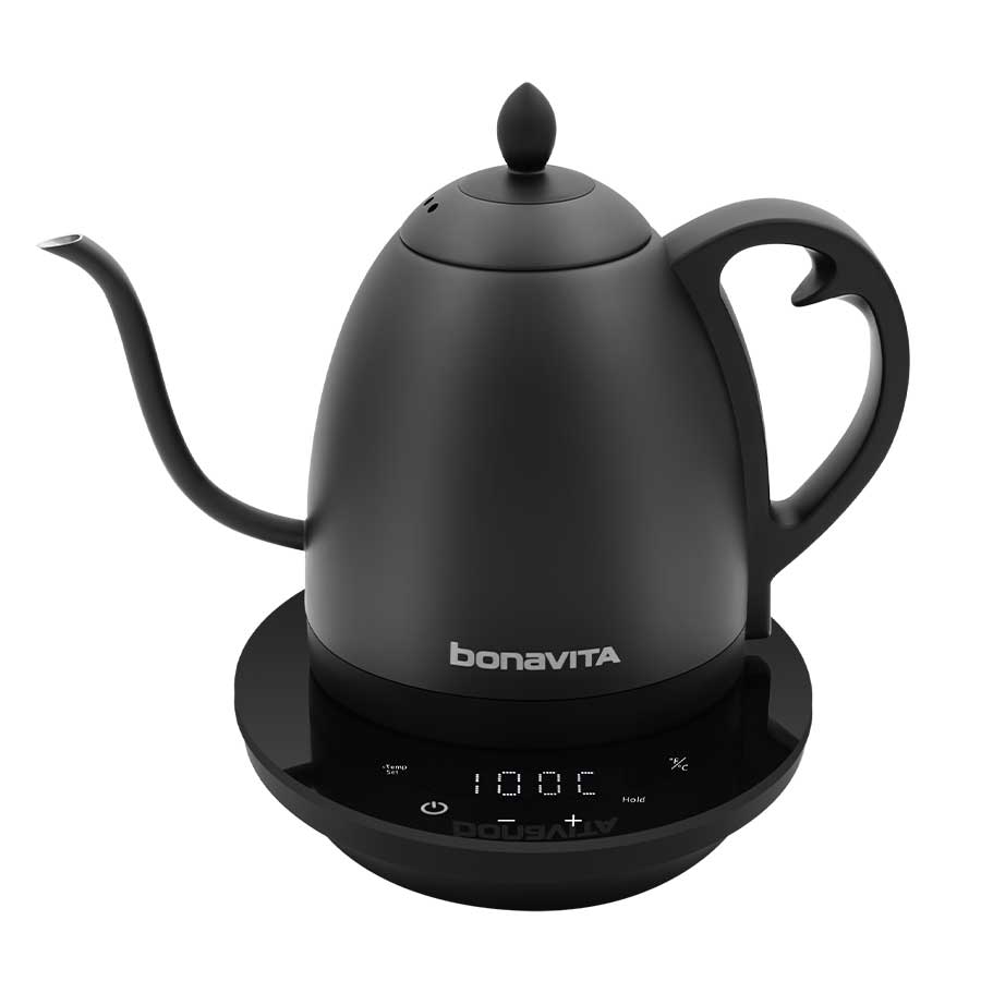 Bonavita Variable Temperature Digital Electric Kettle Wasserkocher Matte Black