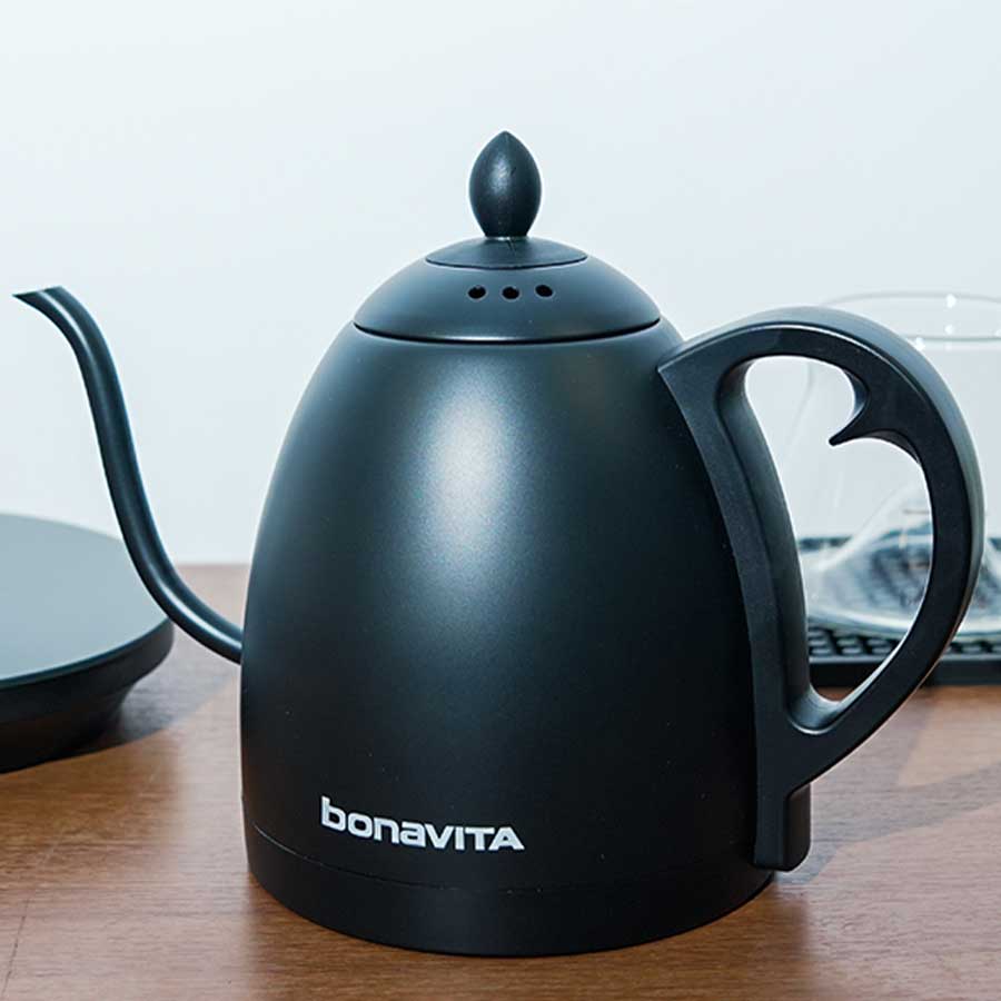 Bonavita Variable Temperature Digital Electric Kettle Wasserkocher Matte Black