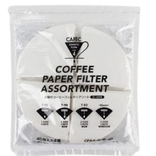 CAFEC A4P Filterpapier Probierset Cup 4, 4x40 Stück - Made in Japan
