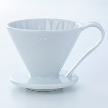 Laden Sie das Bild in den Galerie-Viewer, CAFEC Handfilter Arita Flower Dripper Cup 4 Weiß