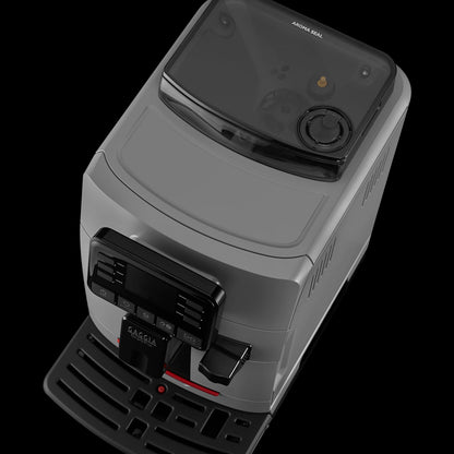 Gaggia Cadorna Prestige Over Ice Kaffeevollautomat Moonlight Grey, Ansicht von oben