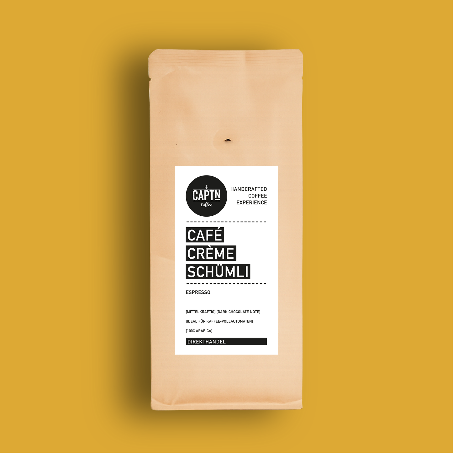 CAFÉ CRÈME SCHÜMLI Espresso - Mittelkräftig, Ideal für Vollautomaten