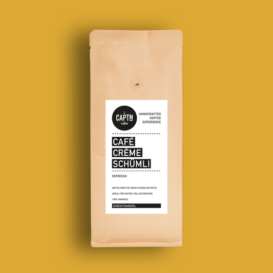 CAFÉ CRÈME SCHÜMLI Espresso - Mittelkräftig, Ideal für Vollautomaten