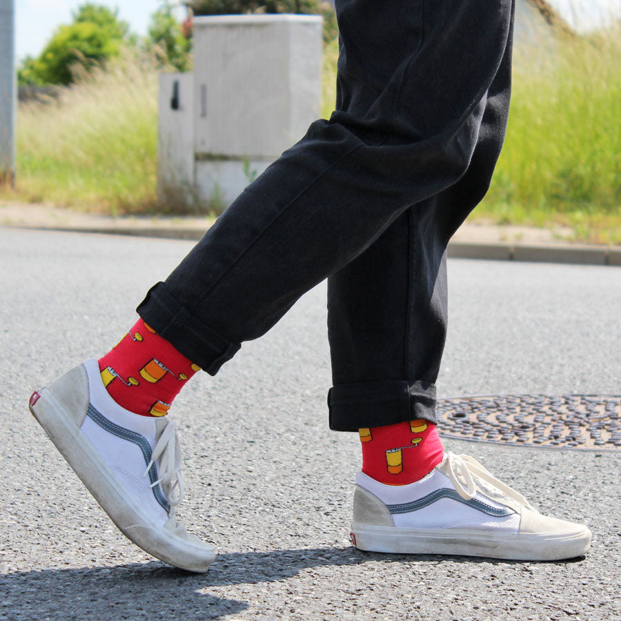 Comandante Socken rot 42-46