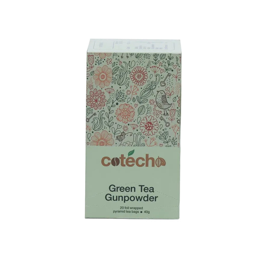 Cotecho Gunpowder Grüntee Verpackung Frontansicht
