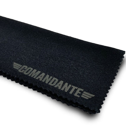 Comandante Cotton Cloth Black – Pflegetuch für Kaffeemühlen 15 × 15 cm