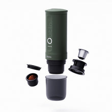 Load image into Gallery viewer, OutIn Nano tragbare elektrische Espressomaschine für unterwegs, für gemahlenen Kaffee oder Kapseln, Forest Green