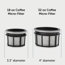 Laden Sie das Bild in den Galerie-Viewer, Espro Coffee Micro-Filter Ersatz-Mikrofilter für Espro P7 French Press 18 oz und 32 oz im Vergleich