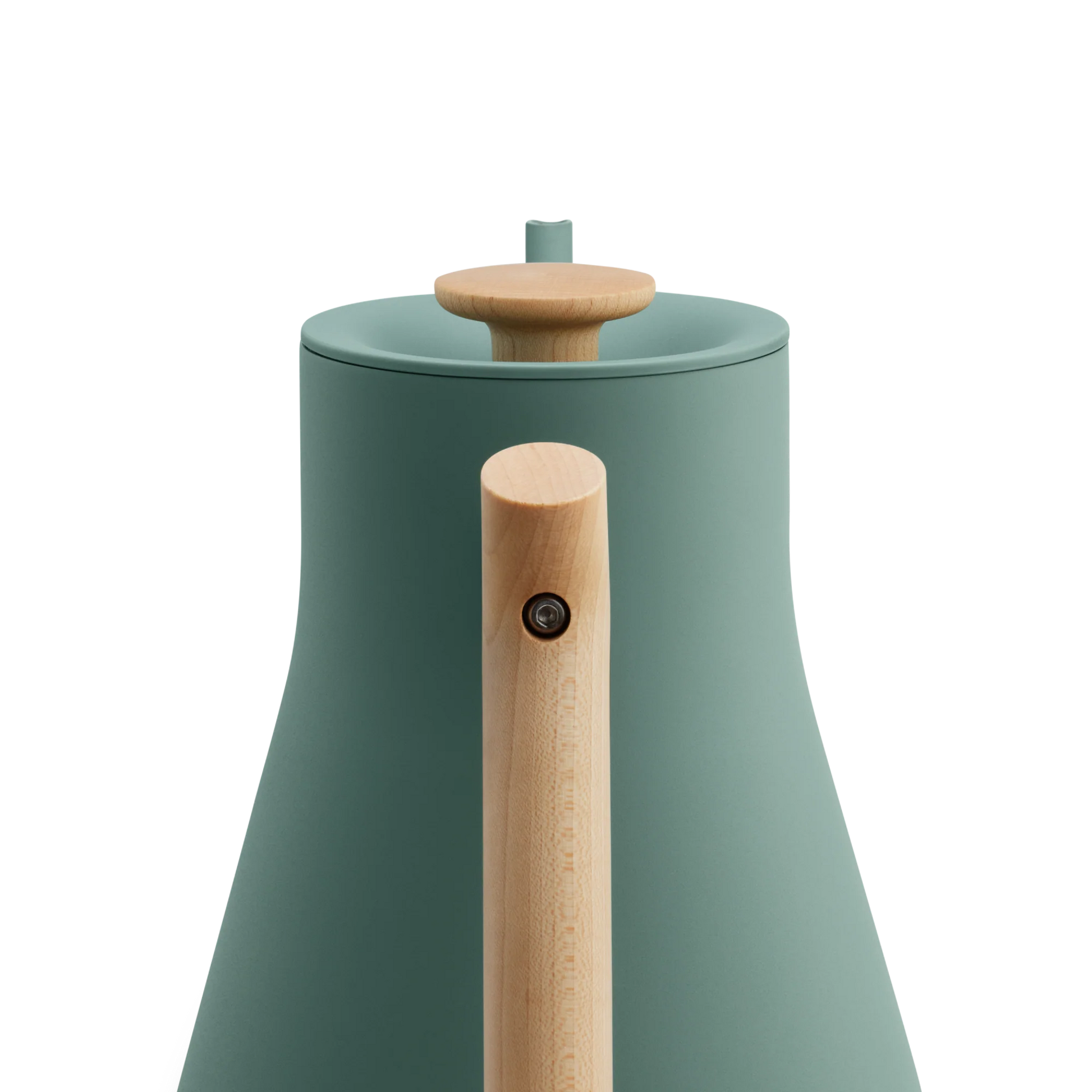 Fellow Stagg EKG Pro Wasserkocher elektrisch Smoke Green + Maple, 0,9 l