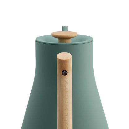 Fellow Stagg EKG Pro Wasserkocher elektrisch Smoke Green + Maple, 0,9 l