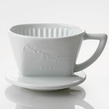 CAFEC Handfilter Arita Trapezoid Dripper White 101 - Made in Japan