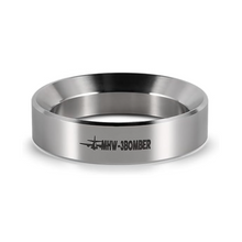 Load image into Gallery viewer, MHW-3BOMBER Kaffee Dosing Ring aus Edelstahl silber 58,35 mm