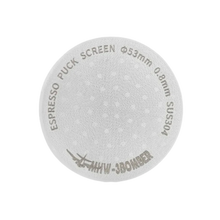 MHW-3BOMBER Espresso Puck Screen 58,5 mm Edelstahl Frontansicht