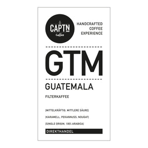 Etikett Guatemala Kaffee