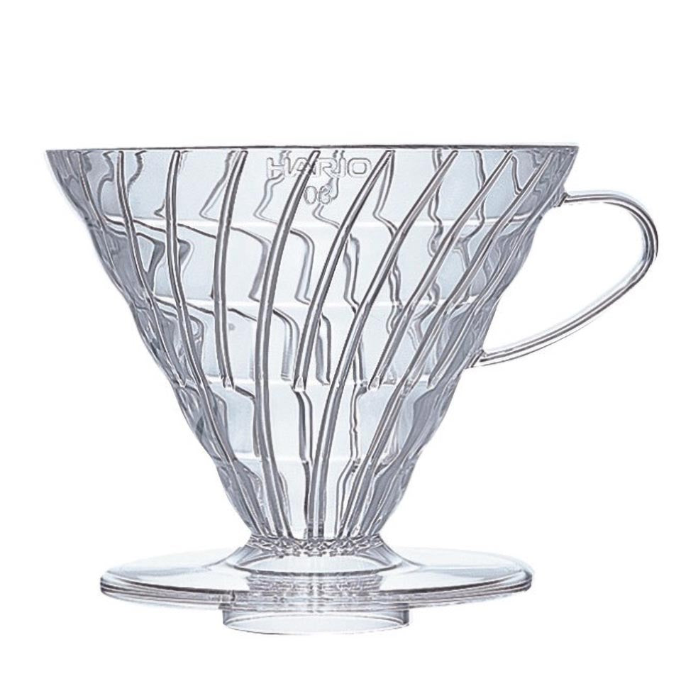 Hario Handfilter Coffee Dripper V60 Größe 03, Transparent