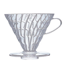 Hario Handfilter Coffee Dripper V60 Größe 03, Transparent
