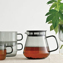 Load image into Gallery viewer, Hario Colors Tea &amp; Coffee Server Kanne 600ml Gray mit Tee